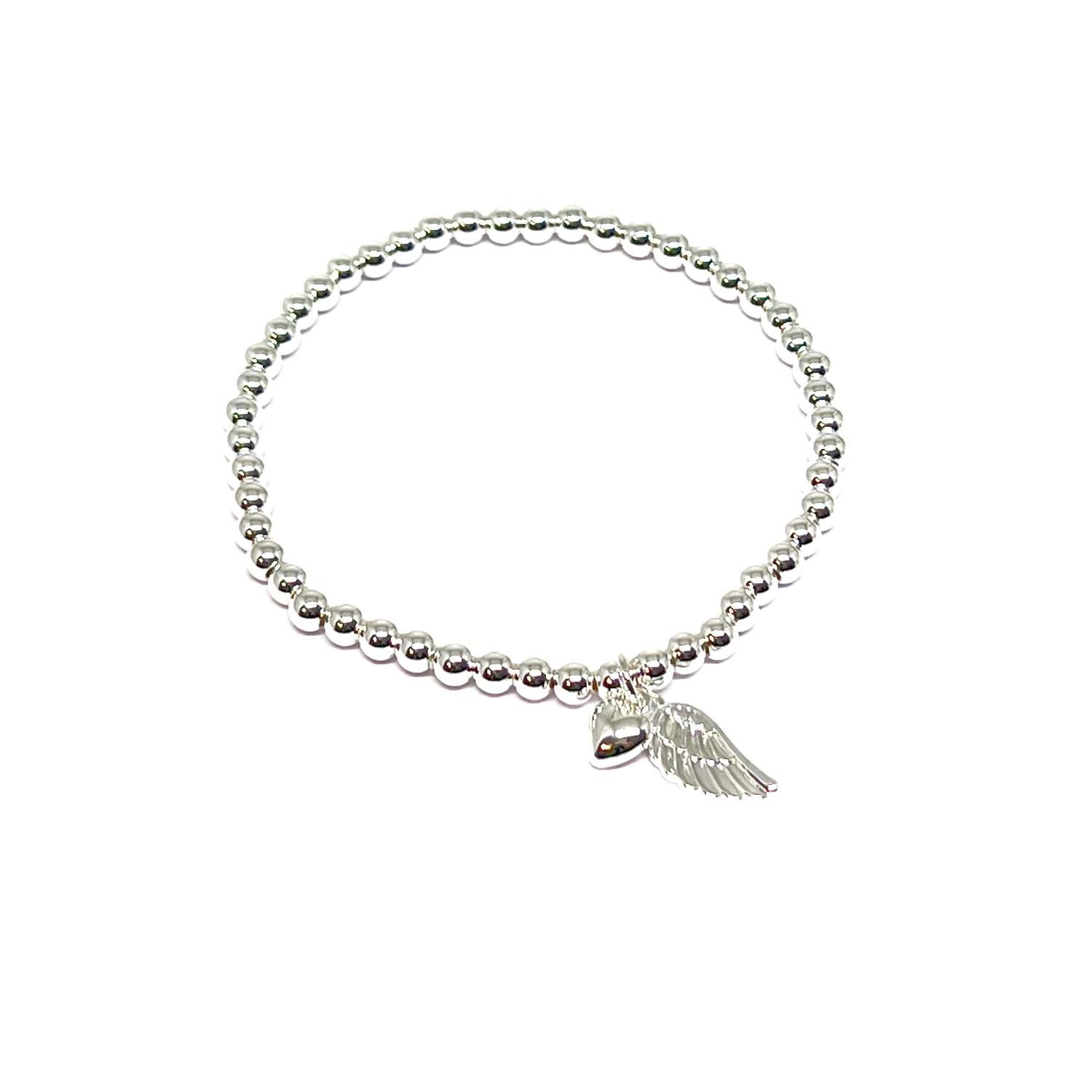 Sophia Angel Wing Bracelet - Silver