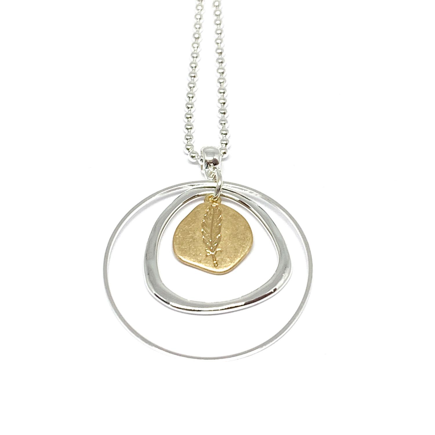Petra Leaf Necklace - Gold