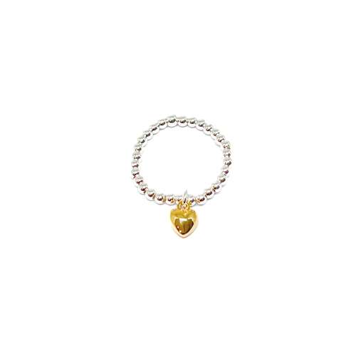 Rachel Heart Ring - Gold