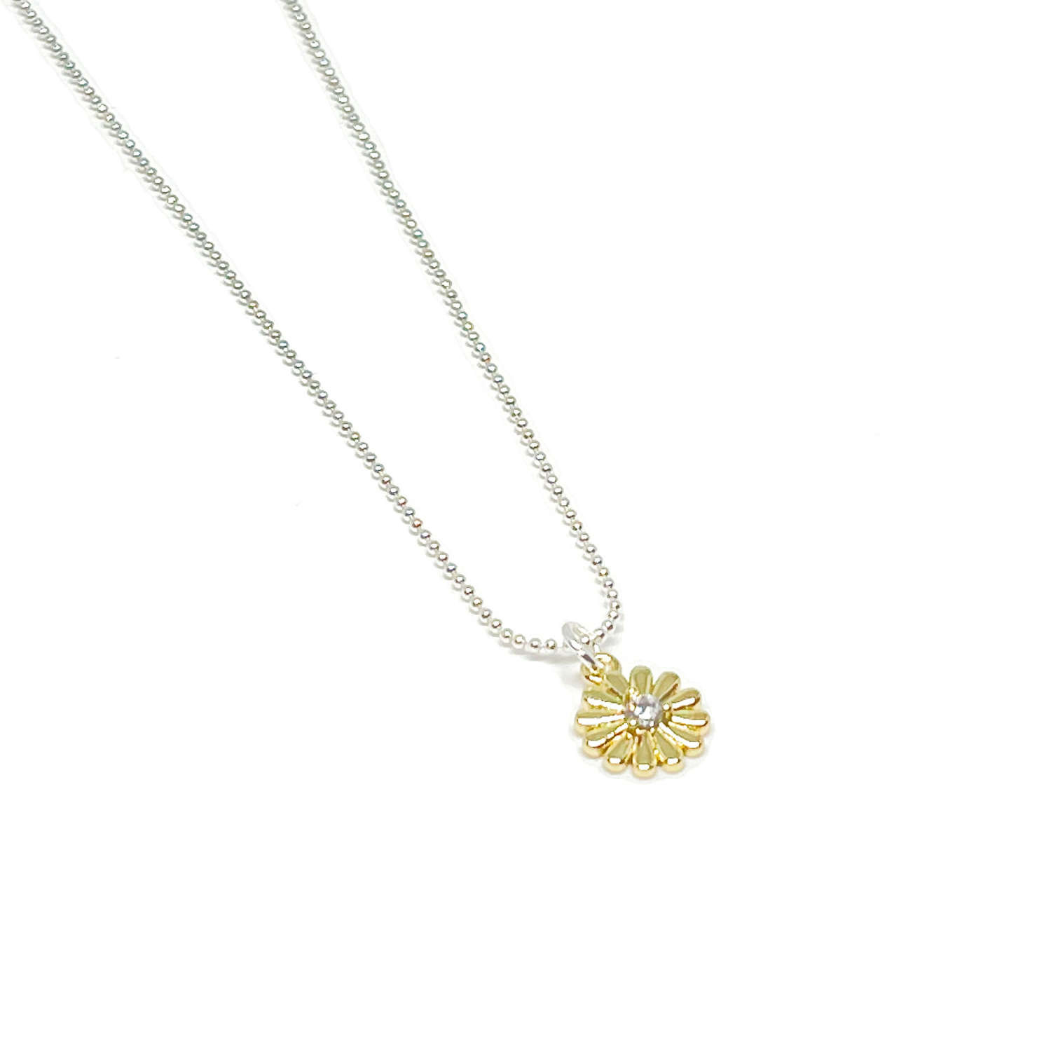 Freya Flower Necklace - Gold