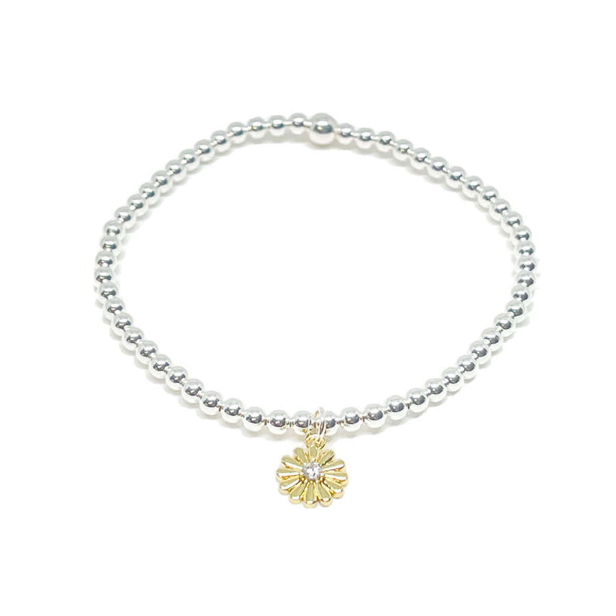 Freya Flower Bracelet - Gold