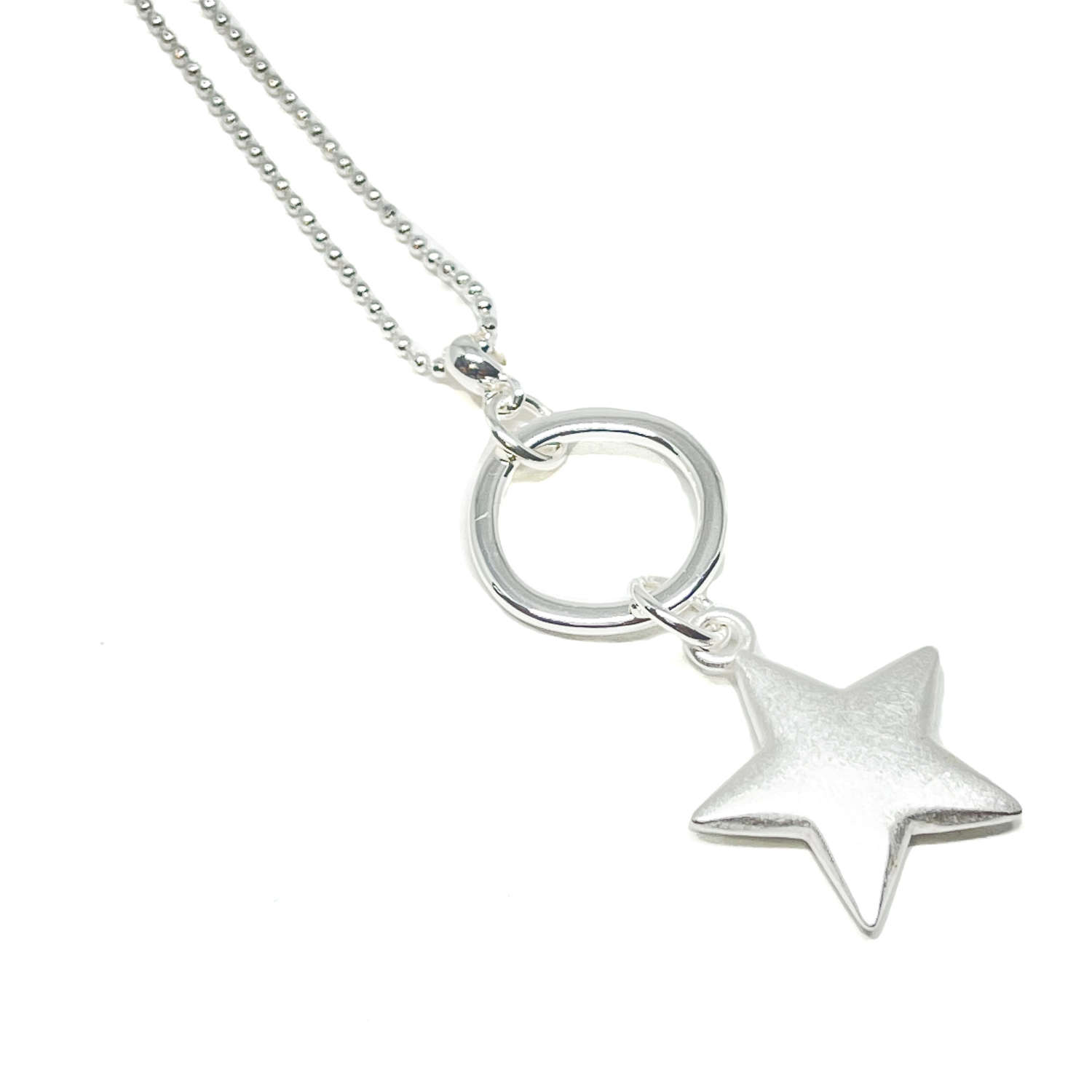 Athena Star Necklace - Silver