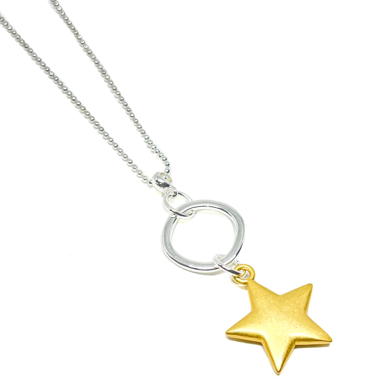 Athena Star Necklace - Gold