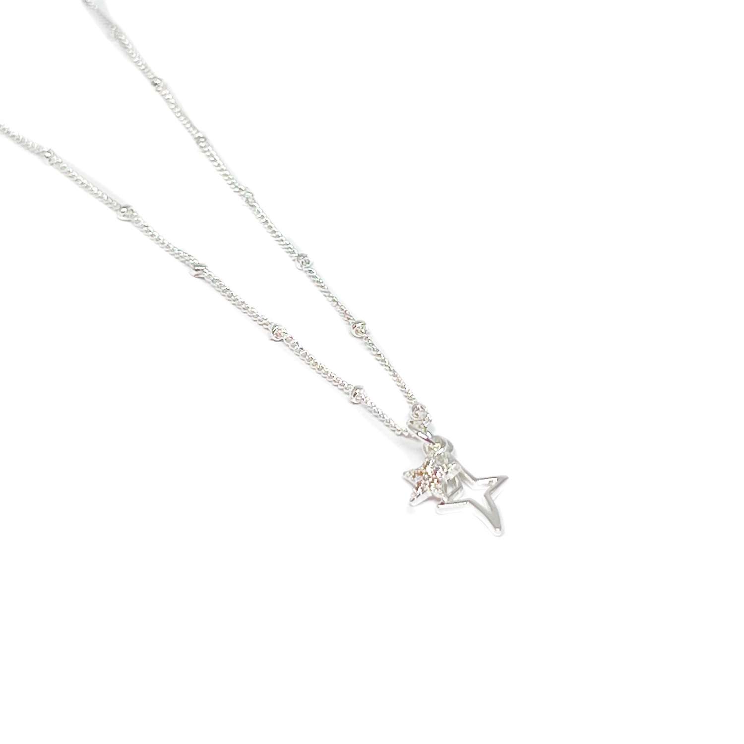 Astra Star Necklace - Silver