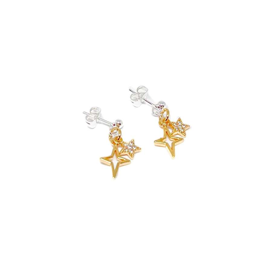 Astra Star Earrings - Gold