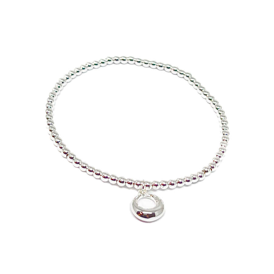 Demi Circle Bracelet - Silver