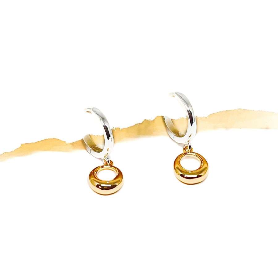 Demi Hoop Earrings - Gold