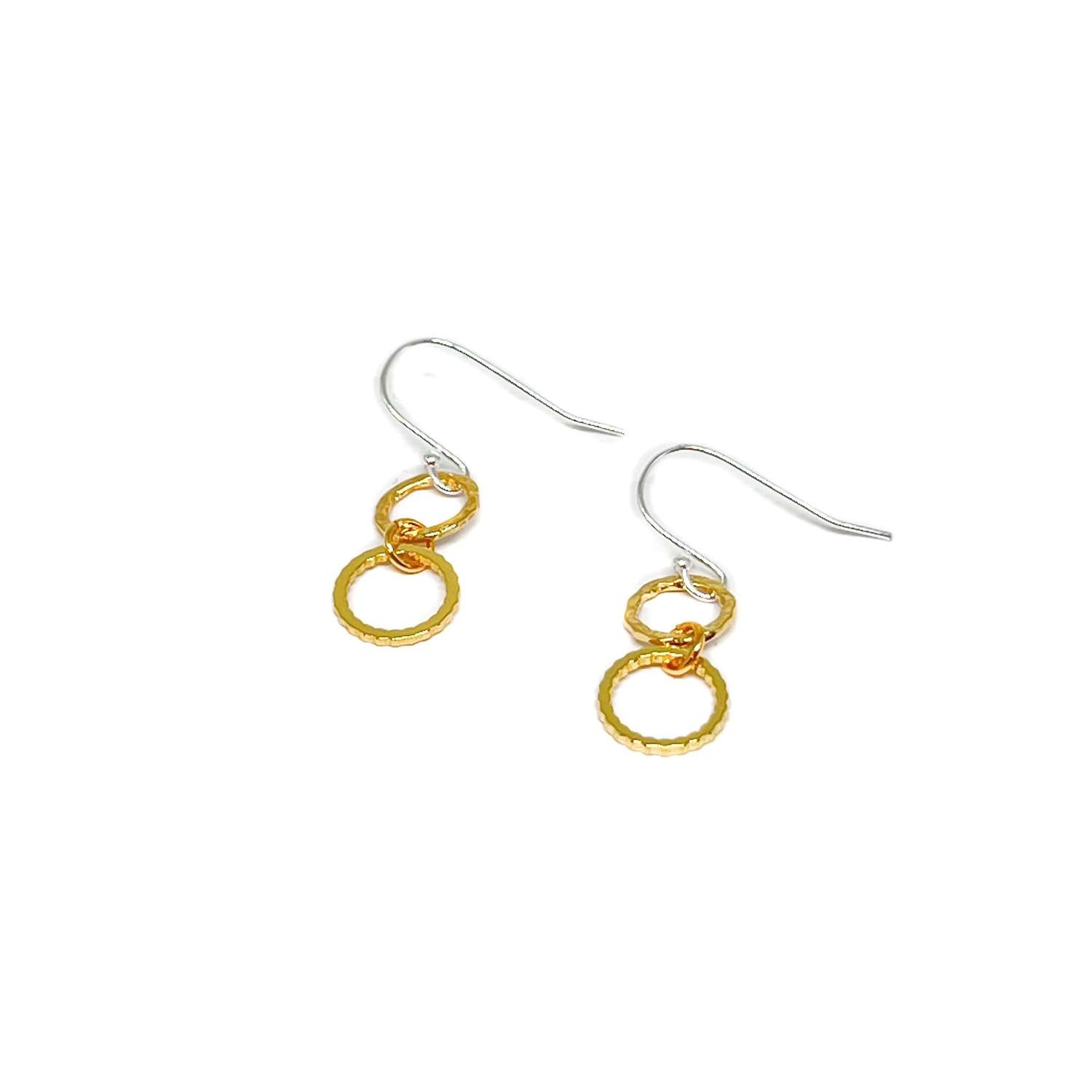 Lena Circle Earrings - Gold