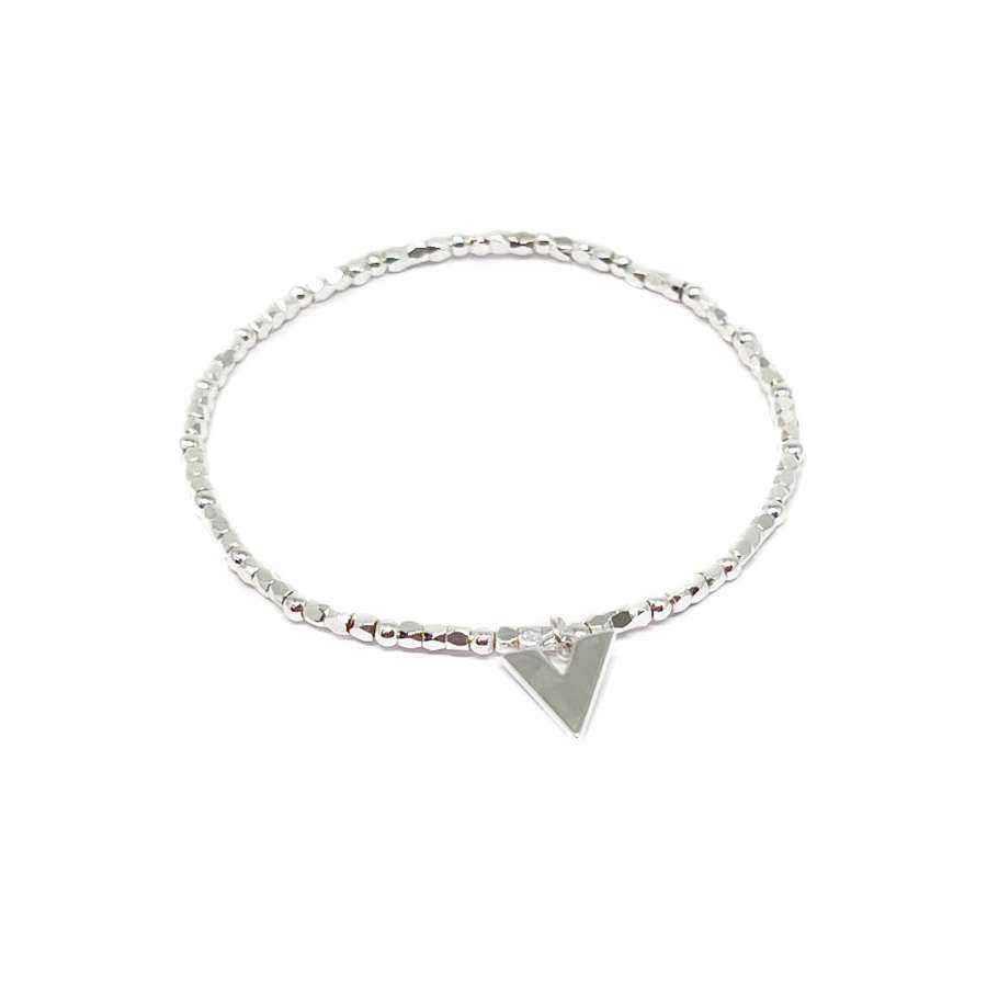 Remi Triangle Bracelet - Silver