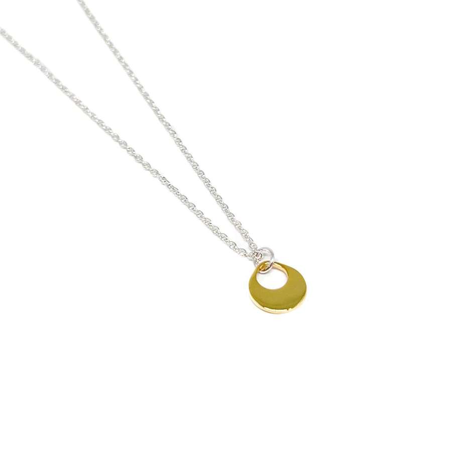 Paris Circle Necklace - Gold