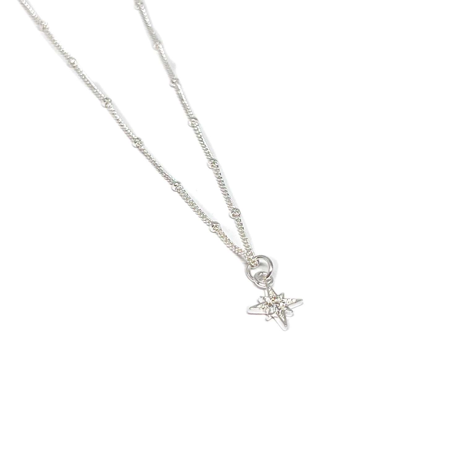 Trista Star Necklace - Silver