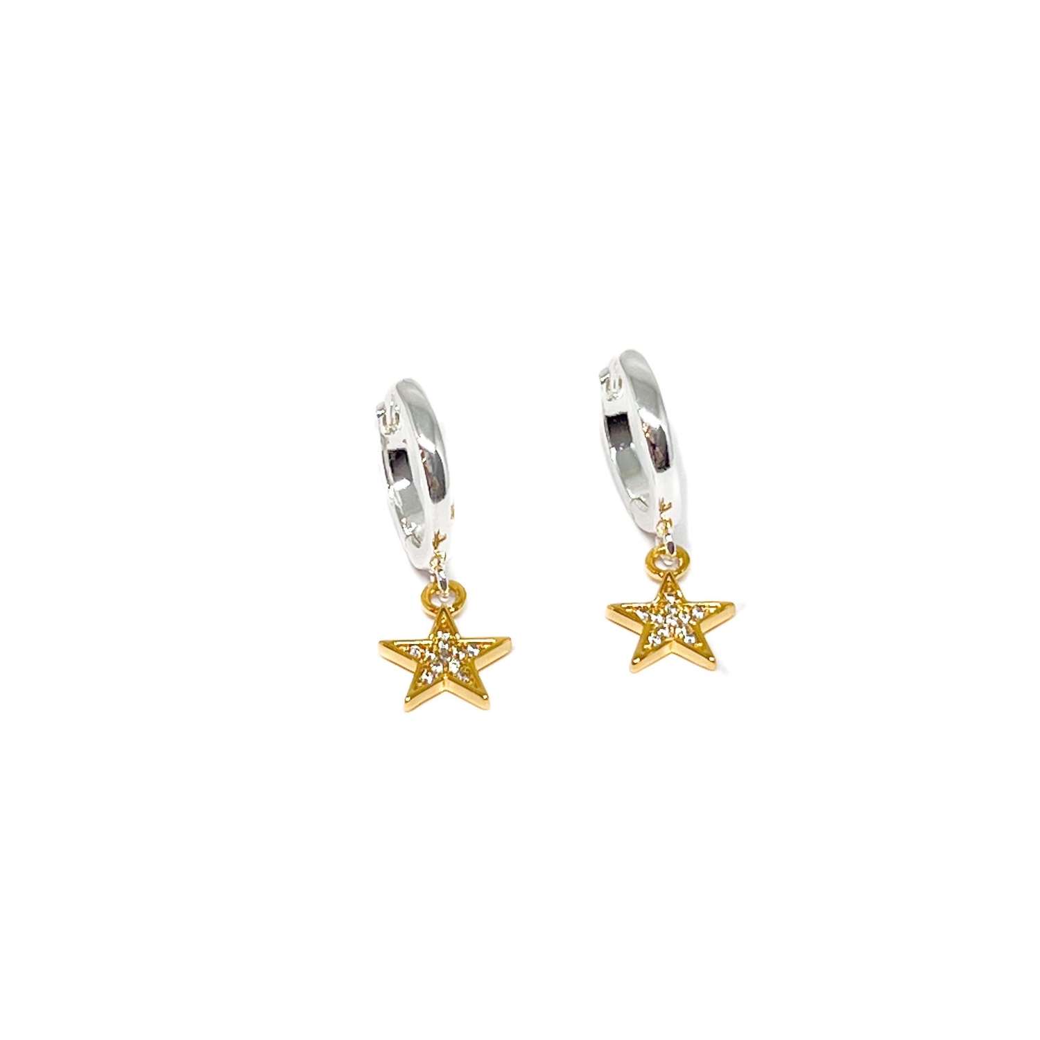 Astrid Star Earrings - Gold