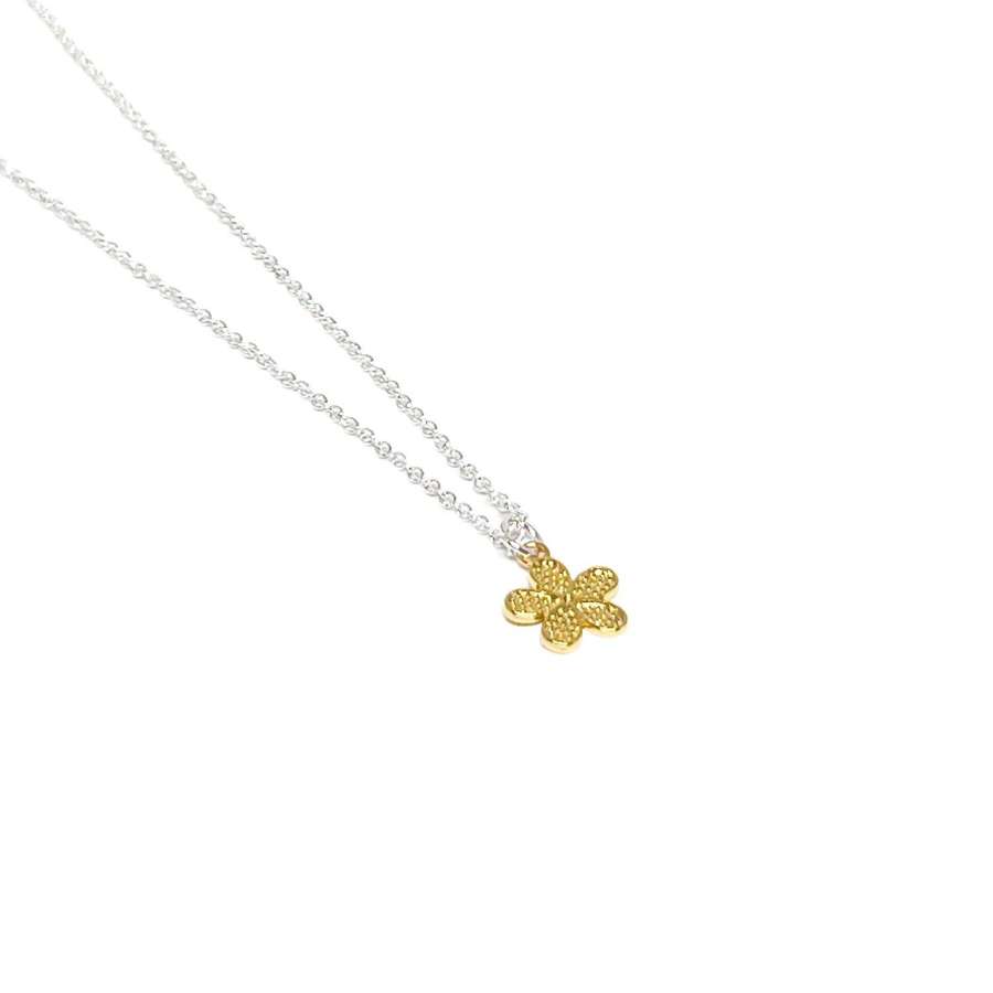 Eleanor Flower Necklace - Gold