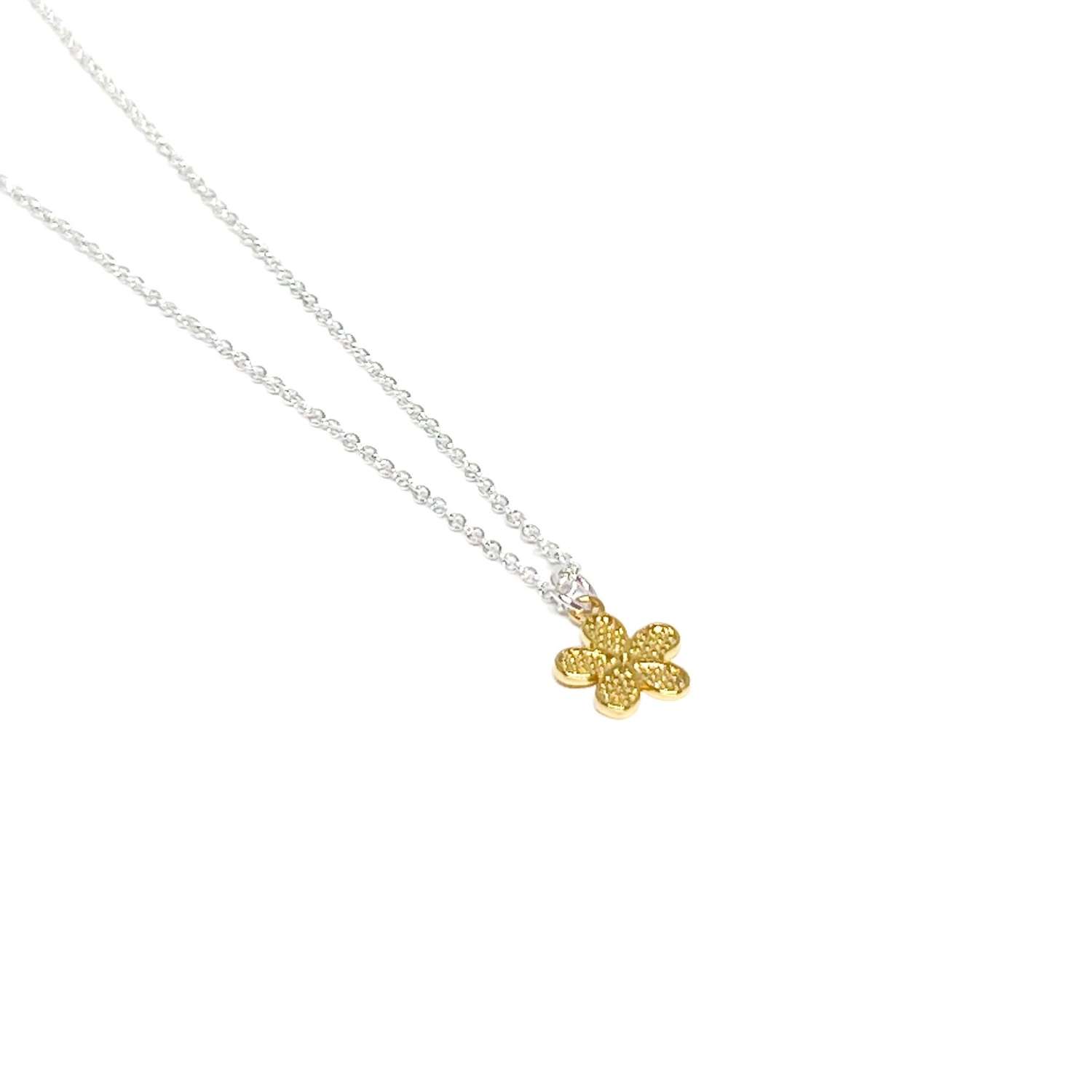 Eleanor Flower Necklace - Gold