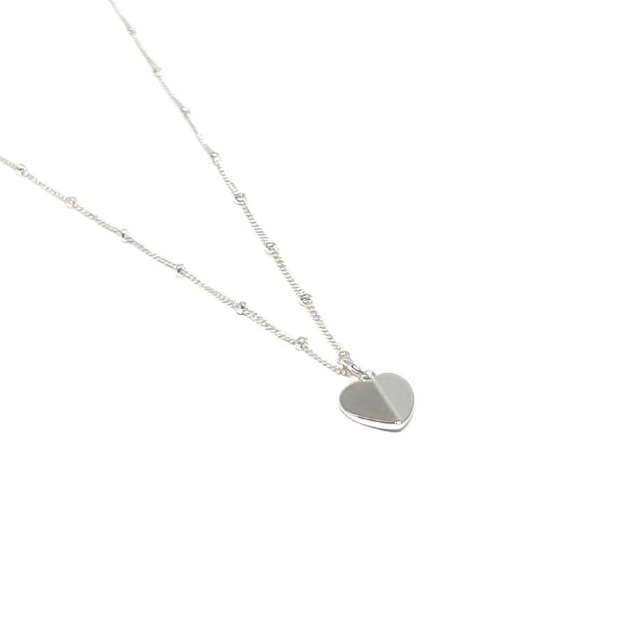 Hadley Heart Necklace - Silver