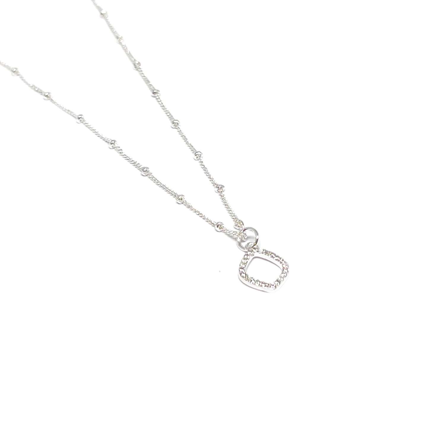 Verity Sparkle Necklace - Silver