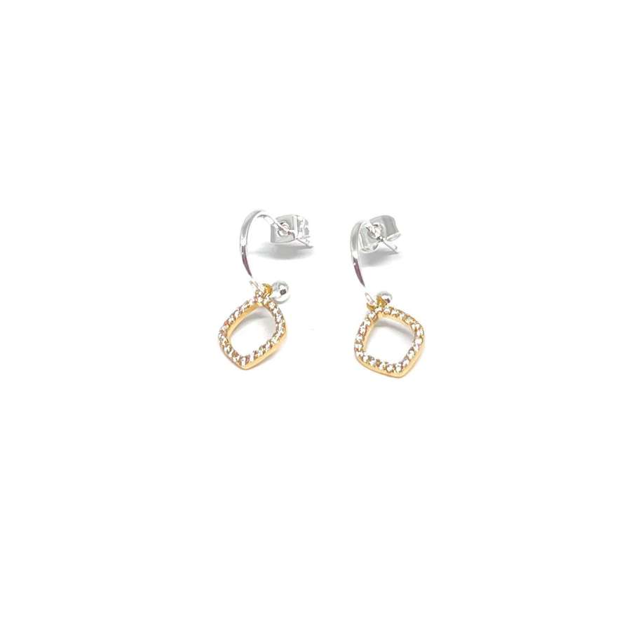 Verity Sparkle Earrings - Gold