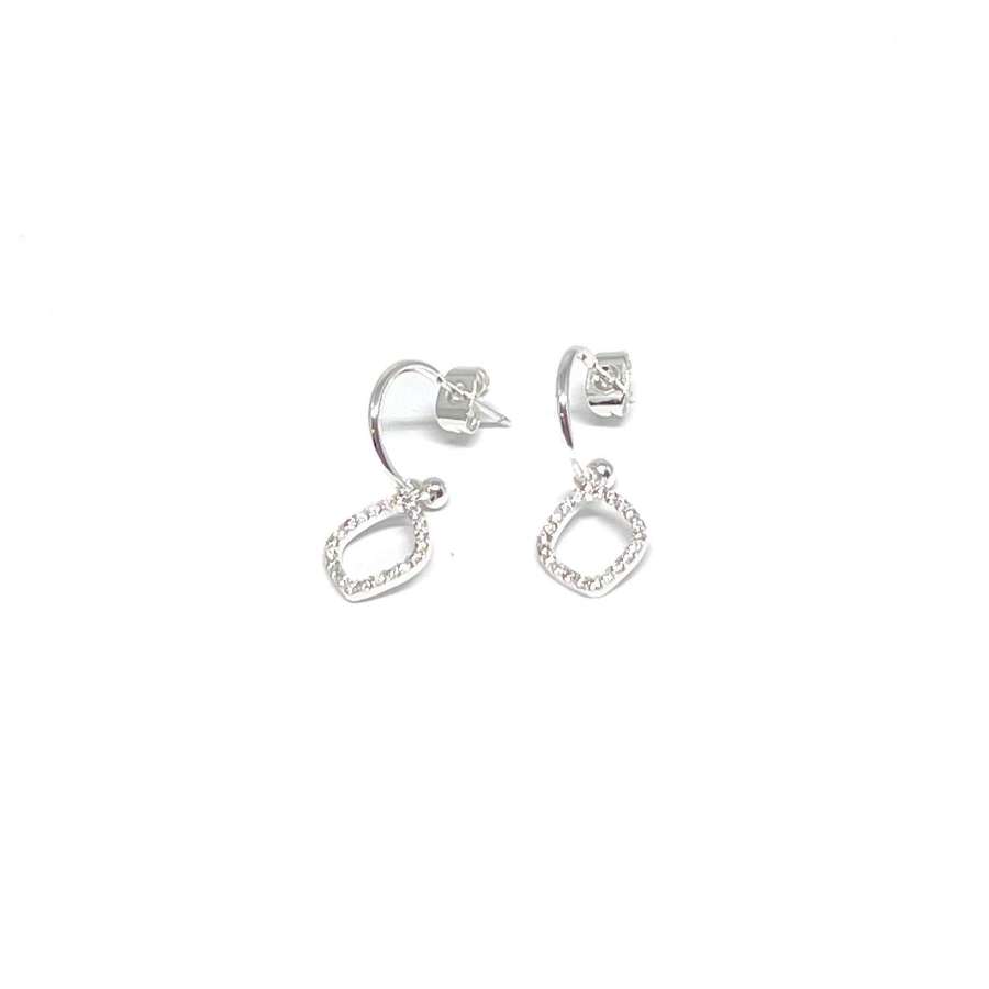 Verity Sparkle Earrings - Silver