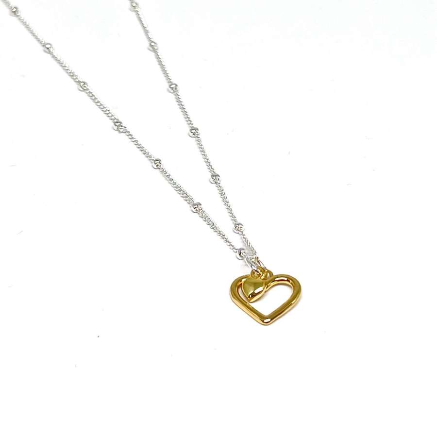 Alba Heart Necklace - Gold