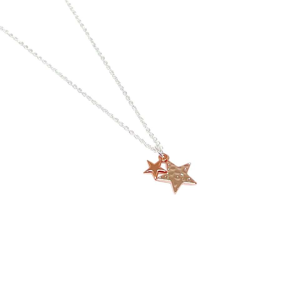 Piper Star Necklace - Rose Gold