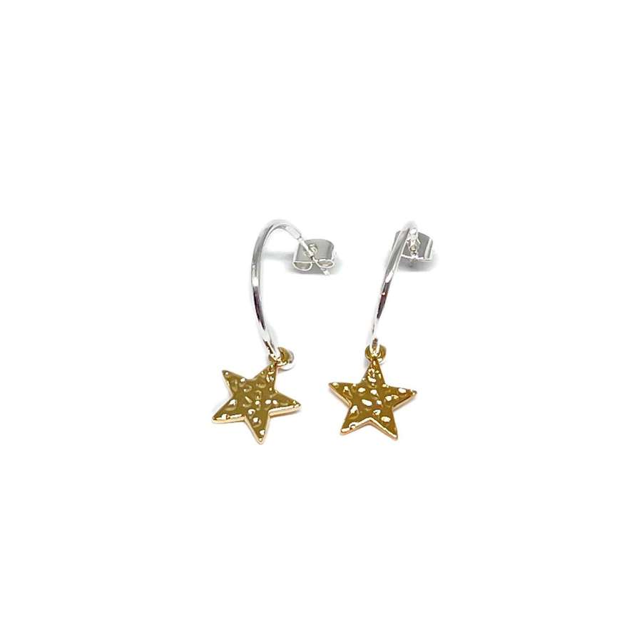 Piper Star Earrings - Gold