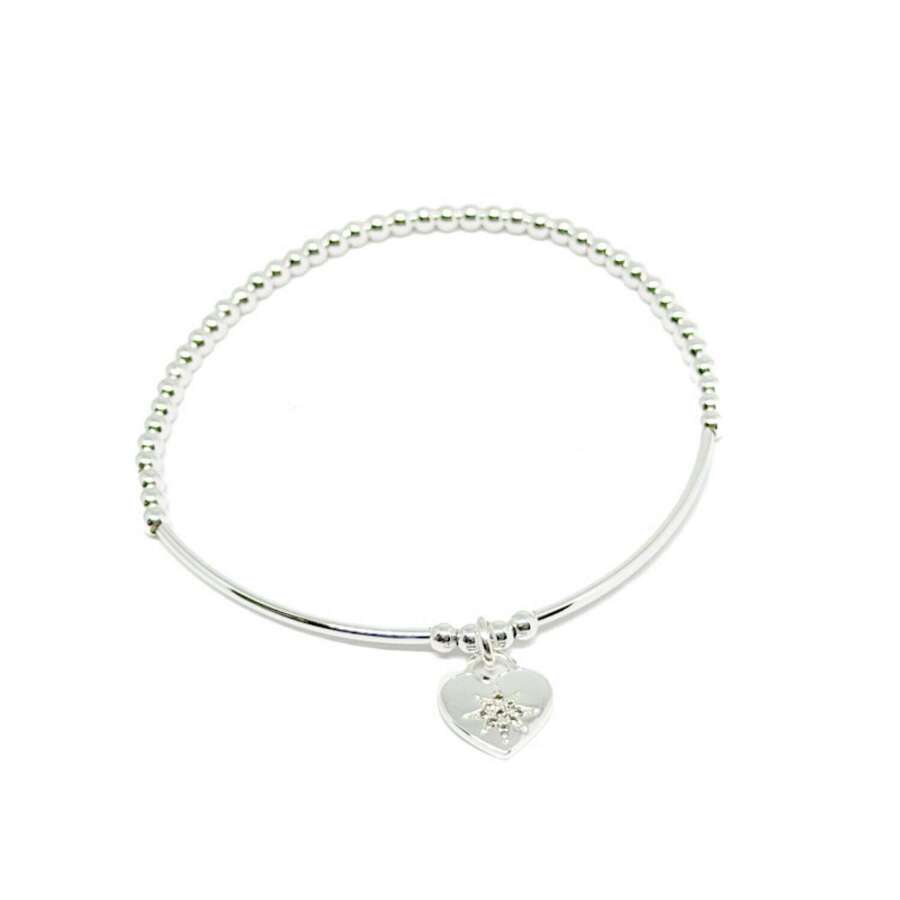 Marnie Heart Bracelet - Silver