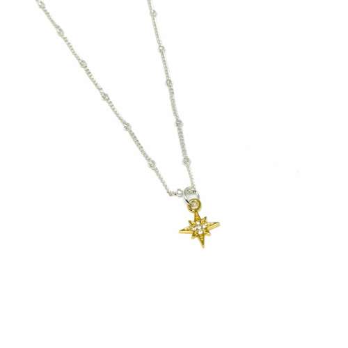 Trista Star Necklace - Gold