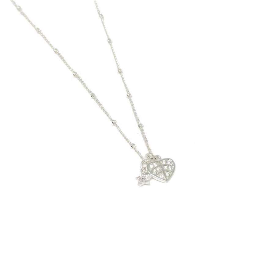 Lior Leaf Necklace - Silver
