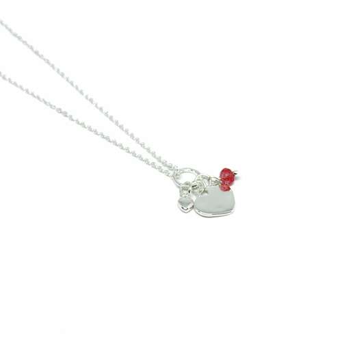 Tivoli Heart Necklace - Pink