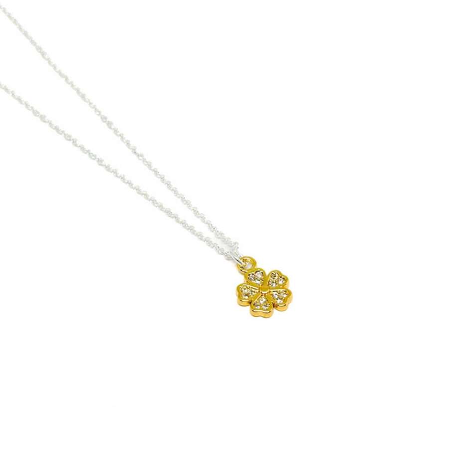 Giselle Flower Necklace - Gold