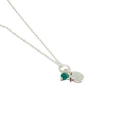 Tova Disc Necklace - Turquoise