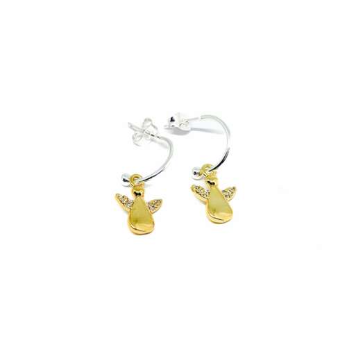 Blyss Angel Earrings - Gold